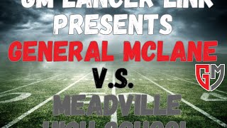 General McLane VS Meadville High School Senior Night [upl. by Ballman]