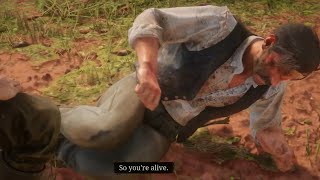 Trelawny kidnapped and beaten  Rdr2 Gameplay [upl. by Timothy]