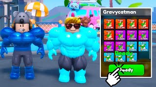 Gravycatman Traded Me THE BEST PETS in Gym Star Simulator [upl. by Noid869]