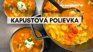 HUSTÁ Kapustová Polievka z Hlávkovej Kapusty so zeleninou RECEPT  Recepty CVR [upl. by Amehsat]