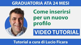 Graduatorie Ata 24 mesi come compilare la domanda  VIDEO TUTORIAL  1 [upl. by Seuqirdor]