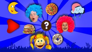 Hamburguesa y brócoli 🥦🍔 rompecabezas Canciones infantiles para niños Anuta Kids Channel en Español [upl. by Leoine945]