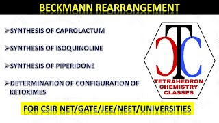 BECKMANN REARRANGEMENT [upl. by Hael]