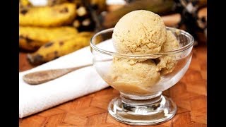 Gelato de Banana FIT Apenas 2 ingredientes [upl. by Mccreery]