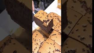 Original Chocolate Jiggly Cake Cutting 🍰😋 shorts cake food trending ytshorts [upl. by Oivatco]