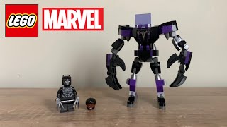 LEGO Marvel 76204 Black Panther Mech Armour review 2022 [upl. by Alat]