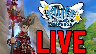 Flyff Universe  Endgame Content Live Stream [upl. by Orabel119]