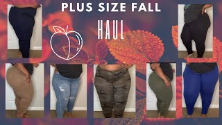 Plus Size Fall Haul  Pants for wide hips [upl. by Aisylla]