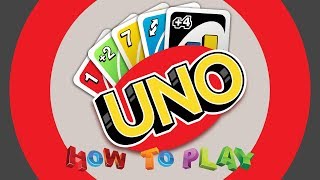 How To play UNO  Rules of UNO Game  UNO [upl. by Esaertal]