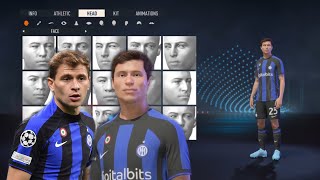 FIFA 23  How To Create Nicolò Barella 🇮🇹 [upl. by Hannasus106]