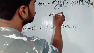 Find the equation of tangent at the point t on the cycloid xatsint ya1cost [upl. by Oigile]