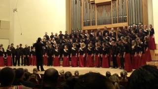 Stellenbosch University Choir 2010 Way Over In Beulah Lan  Stacey Gibbs [upl. by Itin199]