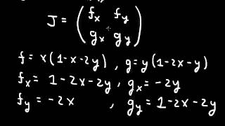 Nonlinear odes fixed points stability and the Jacobian matrix [upl. by Thaxter]