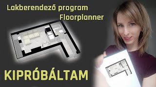 Lakberendező program  Floorplanner  Kipróbáltam [upl. by Ardeen]