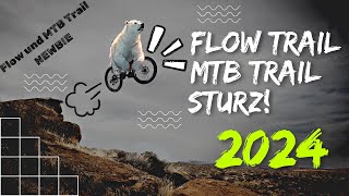 Flow und MTB Trail Sontra die erste Abfahrt endet im Chaos MTB und Pump Track Sontra [upl. by Akiemaj]