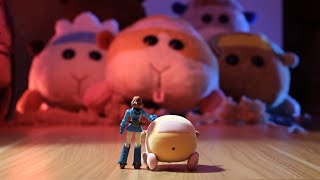 Pui Pui Molcar  Ghibli  Nausicaa’s Ohmu Replaced to Pui Pui Molcar  Stop Motion [upl. by Rodie]