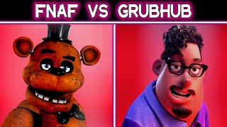 GrubHub Ad Reanimated vs FNAF Delivery Dance Original x Animation [upl. by Yrrol979]