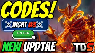 🆕 NEW CODES All Working TOWER DEFENSE Simulator CODES 2024 Roblox  ☠️ New Codes For TDS Roblox [upl. by Perrie]