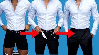 5 HIDDEN Ways To Keep Your Shirt Tucked In ALL Day [upl. by Hajidahk237]