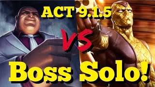 MCOC  ACT 915  Kingpin Vs Shocker  Boss Solo [upl. by Datnow697]