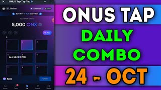 Onus Tap Tap Tap Daily Code 24 october 2024  Today Onus Daily Code  AGP onusdailycode [upl. by Armstrong]