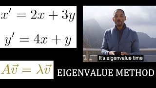 8 Eigenvalue Method for Systems  Dissecting Differential Equations [upl. by Naryb]