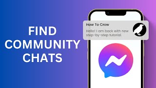 How to Find Community Chat in Facebook Messenger [upl. by Hannala394]