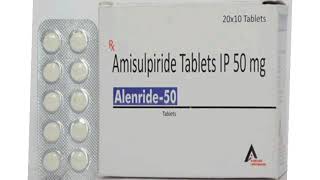 Alenride 50 Tablets Amisulpiride Tablets IP 50 mg [upl. by Yrret]