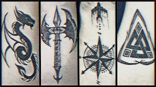 New Four Amazing👌temporary tattoos designs for you 👍 [upl. by Adnarahs]