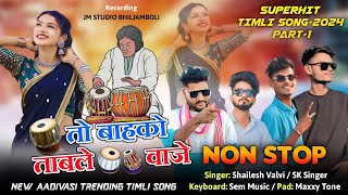 💞New Adivasi Nonstop Timli Song 2024  तो बाहको ताबले वाजे  To Bahko Table Vaje NonstopJMStudio [upl. by Wonacott414]