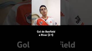 Gol de Banfield a River 21 2024 reacción riverplate banfield ligaargentina [upl. by Larok]