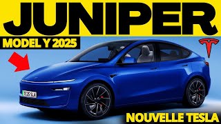 Tesla Model Y Juniper 2025  De nombreuses nouveautés arrivent sur le nouveau Model Y [upl. by Jankey348]