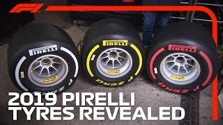 2019 Pirelli F1 Tyres Revealed [upl. by Atiloj707]