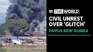 Riots and looting in Port Moresby after pay packet error  The World [upl. by Leirbaj162]