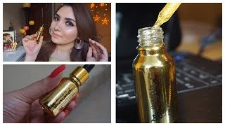 BENEFITS Of 24K GOLD SERUM FOR SKIN  BEAUTIFYBYAMNA 24K GOLD amp ROSES SERUM REVIEW amp DEMO [upl. by Ennayhs]