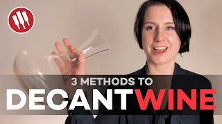 3 Ways To Decant Wine Hyper Decanter oh no [upl. by Shelba804]