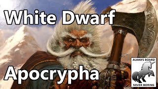 White Dwarf Apocrypha  Review of the Anthology Book [upl. by O'Conner52]