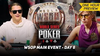 WSOP Main Event Day 8 with Kristen Foxen amp Niklas Astedt PREVIEW [upl. by Nelleus]