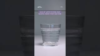 Glass of water to chase away Negative Energy from your home [upl. by Wanfried]