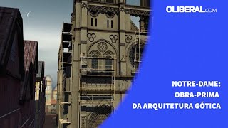 NotreDame obraprima da arquitetura gótica [upl. by Gilbye728]