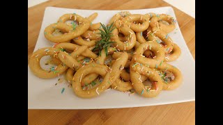 ZEPPOLE DI NATALE Scauratielli 😍 Antichissima Ricetta Campana 😁 Le ricette di zia Franca [upl. by Girhiny152]