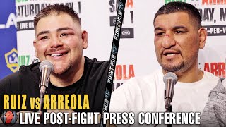 ANDY RUIZ VS CHRIS ARREOLA FULL POSTFIGHT PRESS CONFERENCE [upl. by Ardnasak]