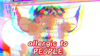 ¤ALLERGIC TO PEOPLE¤ memeNEW GANGSside of themBAD SIDE [upl. by Acirrej]