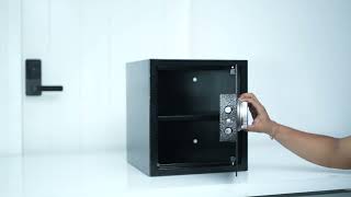 LAVNA Digital Fingerprint Safe Locker setup video [upl. by Ataga]