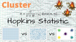 Clustering  Hopkins Statistic  Definition and Code Python [upl. by Llednahc]