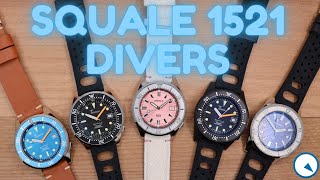 50 Atmos  The Case that Made Squale Famous  1521 Swiss Automatic Diver [upl. by Anthe]