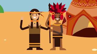 History of Native Americans Animation [upl. by Celina]