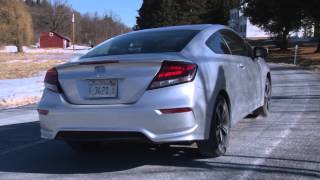 2014 Honda Civic Coupe  TestDrive Nowcom Review by Auto Critic Steve Hammes [upl. by Miller]