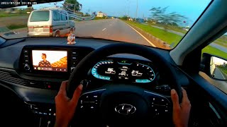 2022 i20 fantastic POV drive  beautiful evening 🔥🔥🔥😍😍😍😍 [upl. by Gaillard]