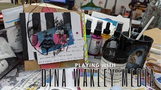 I Never Play with Dina Wakley Media [upl. by Keiko14]